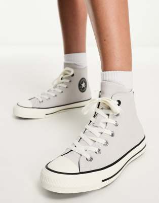 Converse Chuck Taylor All Star Counter Climate sneakers in light gray ...