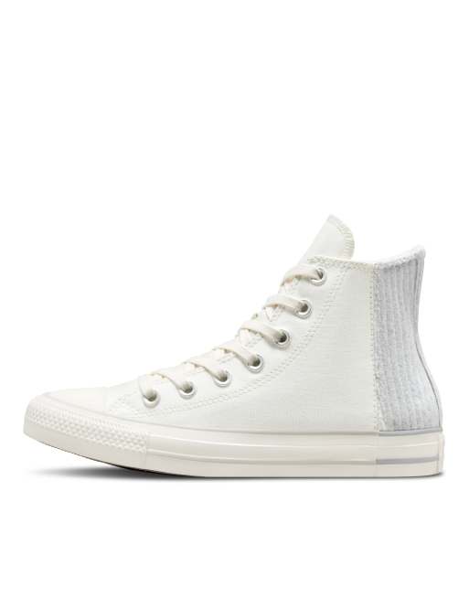 Converse Chuck Taylor All Star Cozy Utility sneakers in egret gravel