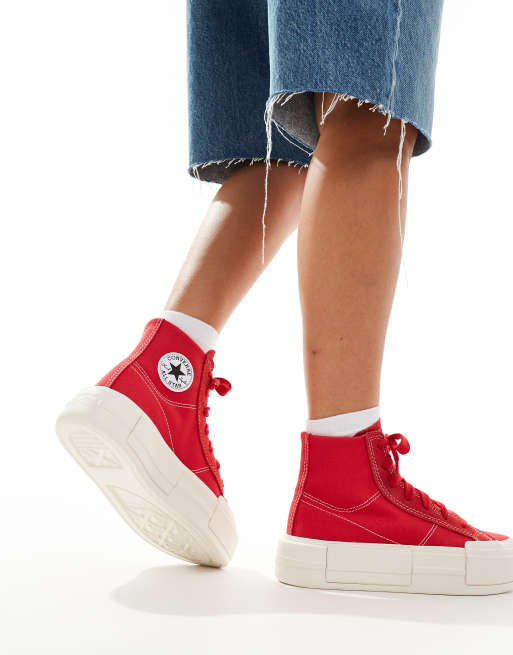 Converse – Chuck Taylor All Star Cruise Hi – Czerwone buty sportowe za kostkę, 3 z 5