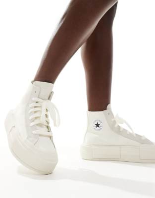 Converse Chuck Taylor All Star Cruise Hi Platform Sneakers In Egret-white