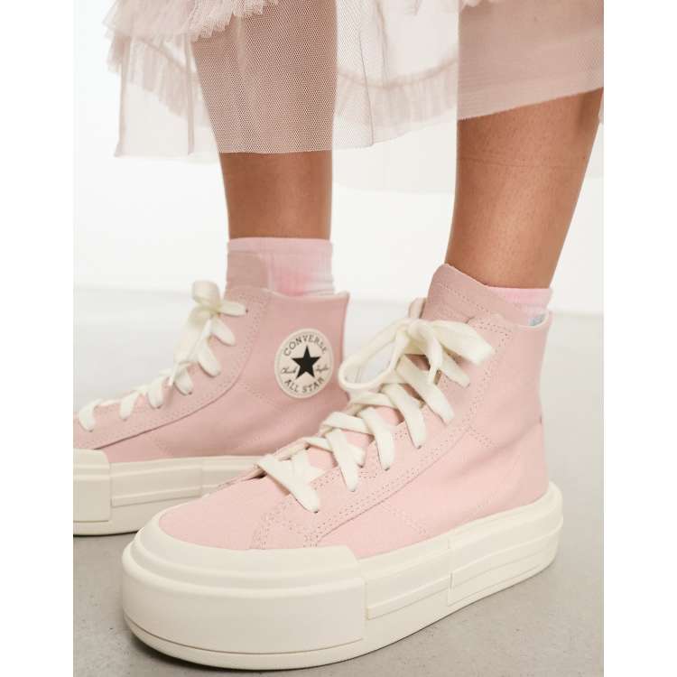 Pink deals converse heels