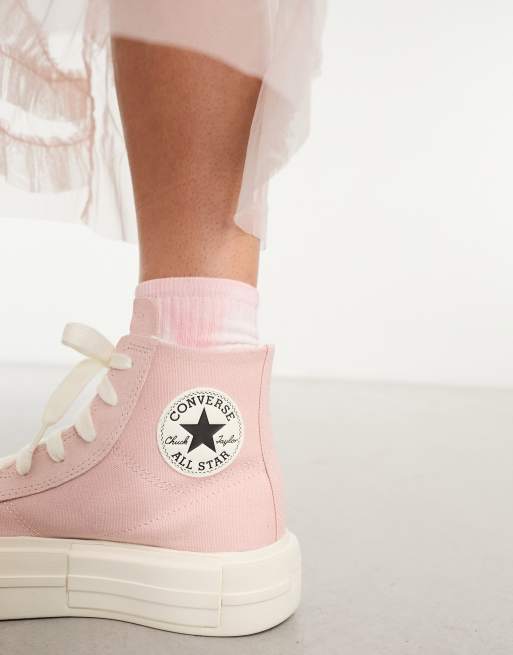 Converse on sale rosa platform