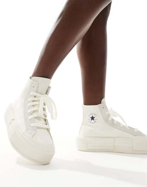 Converse Chuck Taylor - All Star Cruise Hi - Sneakers met plateauzool in gebroken wit - view 1