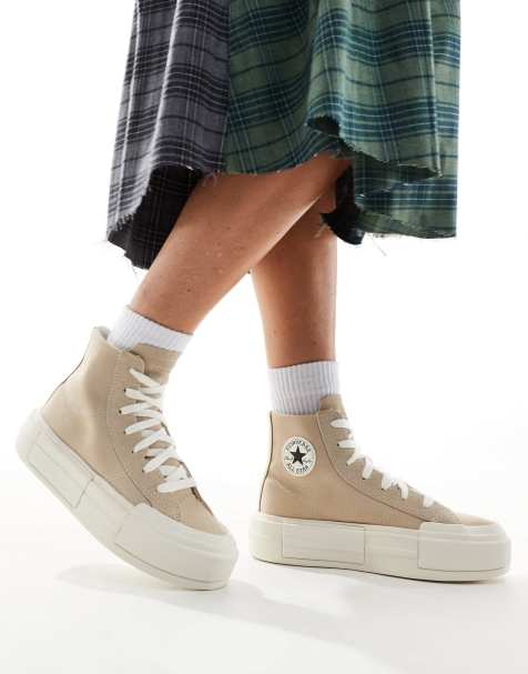 Converse Chuck Taylor All Star Cruise Hi trainers in light brown - view 1