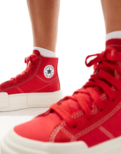 Converse Chuck Taylor All Star Cruise Hi trainers in red