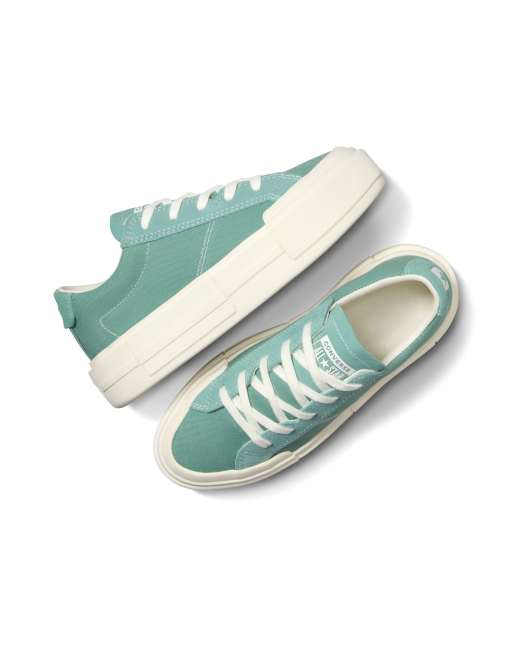 Converse Chuck Taylor All Star Cruise Ox trainers in herby/egret/white, 4 of 4
