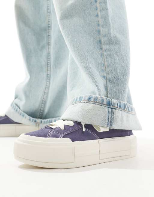 Lilac suede converse hotsell