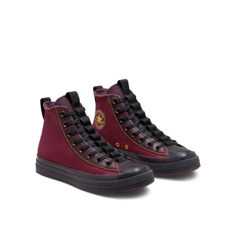 Burgundy chuck outlet taylors