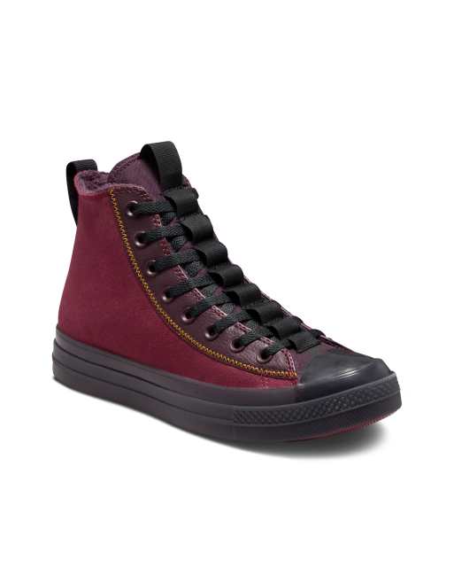 personificering Creed overdraw Converse Chuck Taylor All Star CX explore counter climate sneakers in  burgundy with black detail | ASOS