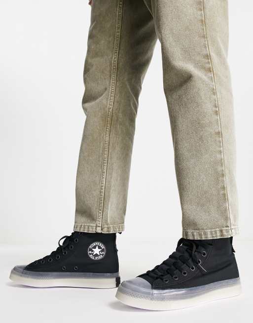 Converse Chuck Taylor All Star CX Explore Knochelhohe Sneaker in Schwarz ASOS