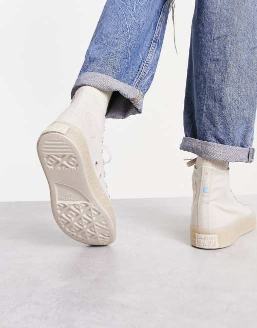 Converse - Chuck Taylor All Star CX Hi - Sneakers beige con stampa effetto corteccia, 2 di 4