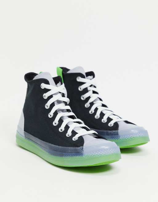 Asos black high top converse hotsell