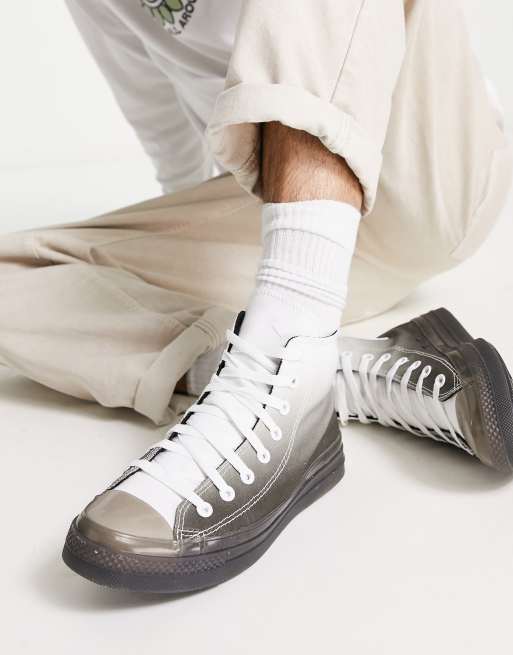 Converse Chuck Taylor All Star CX hi trainer in white black ombre