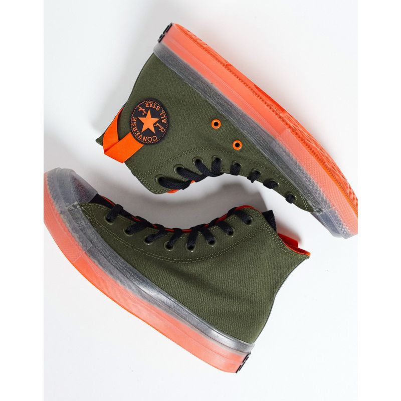 Activewear KLdu4 Converse - Chuck Taylor All Star CX - Sneakers alte colore kaki e arancione