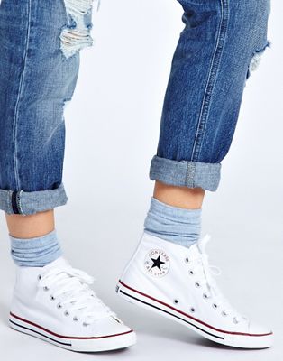 converse chuck taylor all star dainty hi top trainers