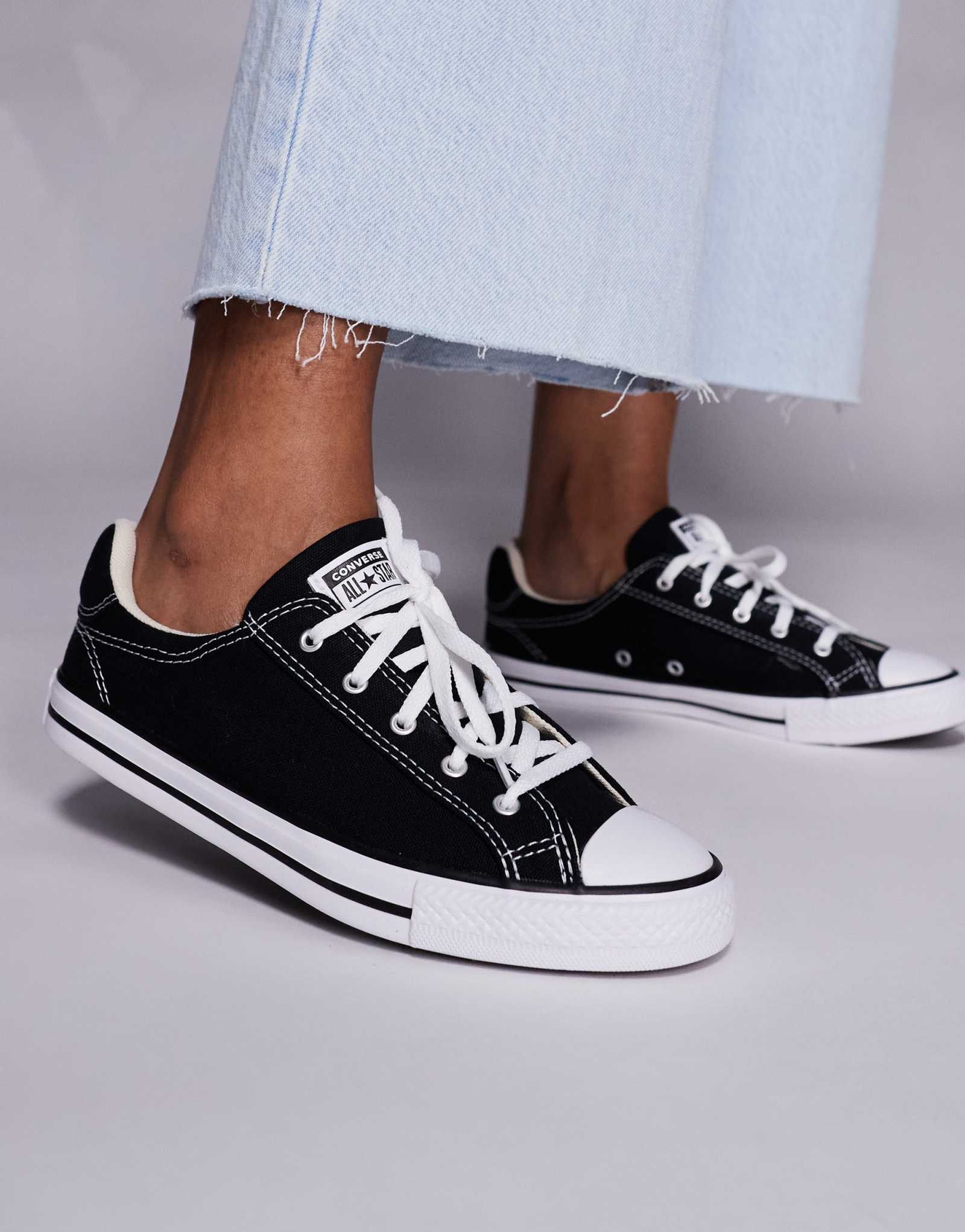 Кроссовки Converse Chuck Taylor All Star Dainty Lucky черного цвета