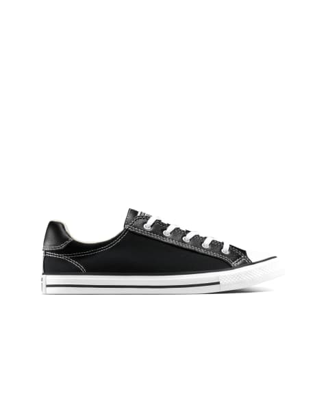 Converse Chuck Taylor All Star Dainty Lucky trainers in black - view 1