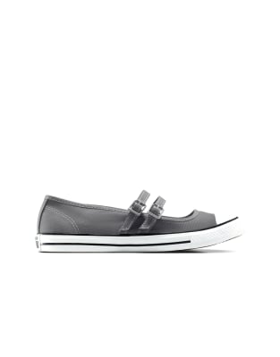 Converse - Chuck Taylor All Star Dainty - Mary-Jane-Sneaker zum Hineinschlüpfen in Haifischhaut/Weiß/natürlichem Elfenbe...