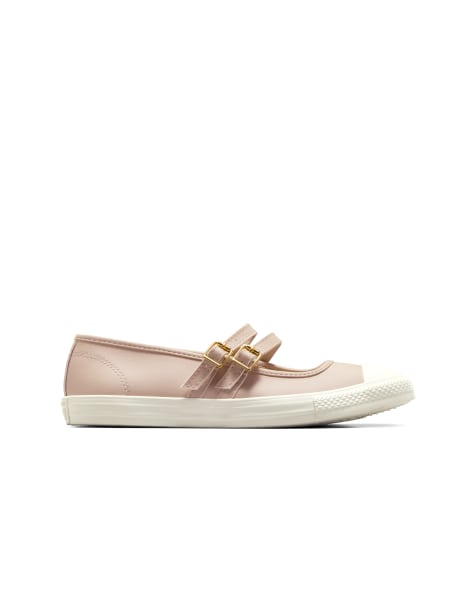 Converse Chuck Taylor - All Star Dainty - Mary Jane sneakers in warme klei/zilverreiger/goud - view 1