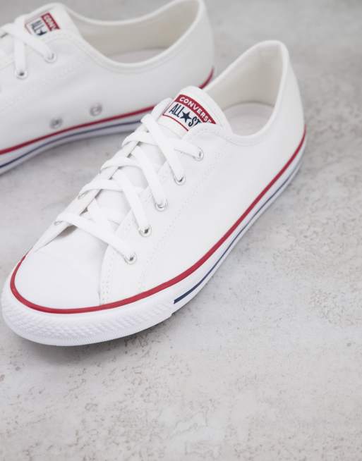 Converse dainty shop blanche en cuir