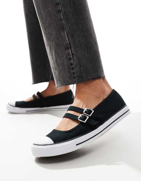 Converse Chuck Taylor - All Star - Dainty Ox - Mary jane-sneakers in zwart - view 1