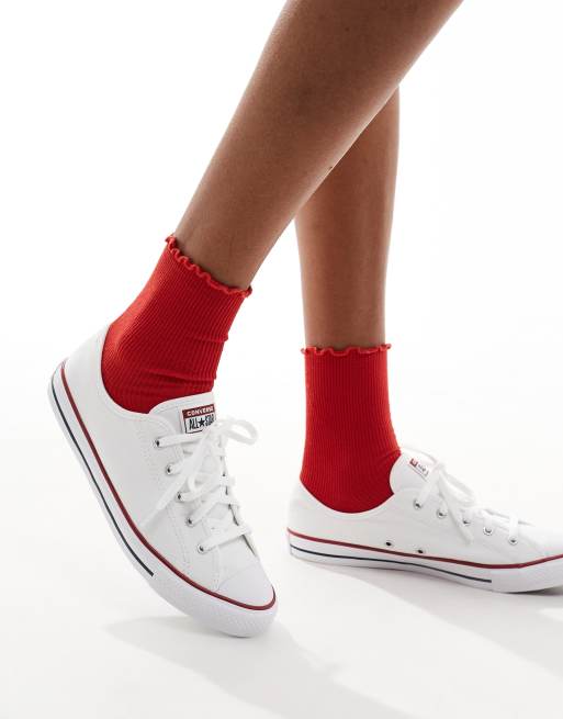 Converse Chuck Taylor All Star Dainty Ox Sneaker in WeiB