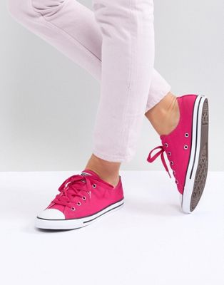 Star Dainty ox sneakers in pink | ASOS
