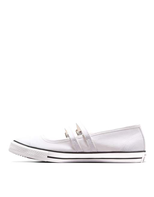 Converse - Chuck Taylor All Star Dainty - Scarpe Mary Jane bianche e color airone
