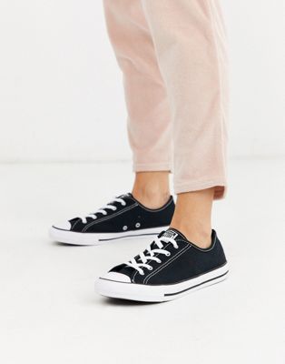 Converse Chuck Taylor All Star Dainty sneakers in black | ASOS