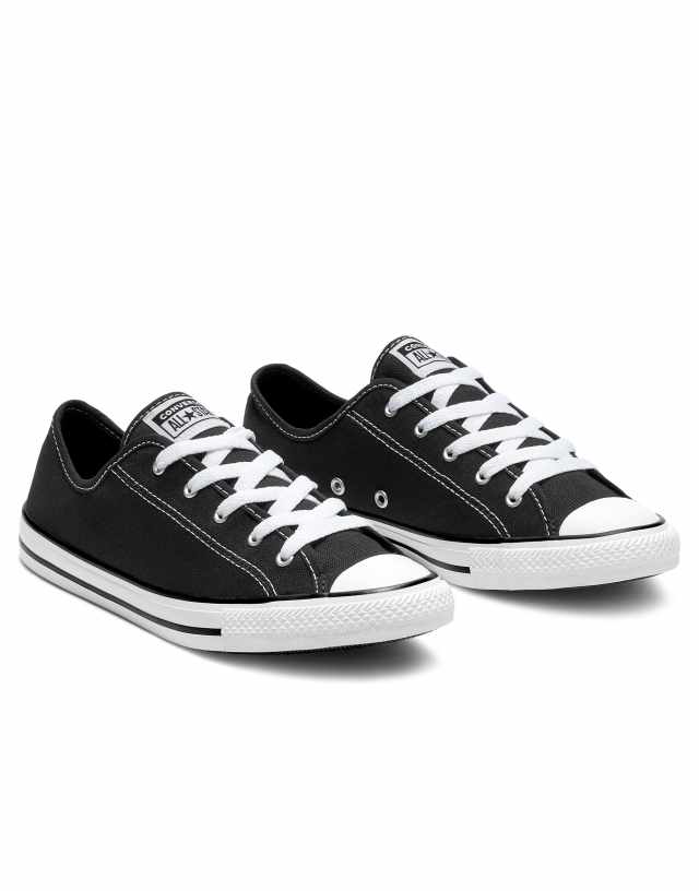 Converse Chuck Taylor All Star Dainty sneakers in black