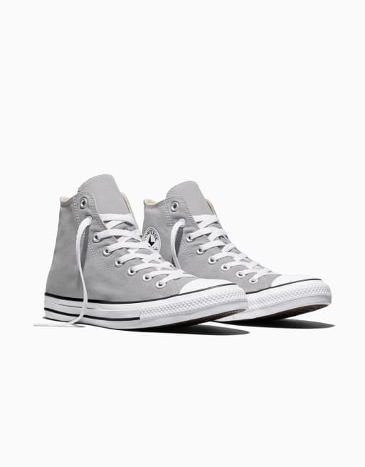 Converse - Chuck Taylor All Star de lona en gris, 4 de 4