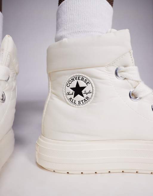 Converse Chuck Taylor All Star Elements boots in off-white, 3 of 5