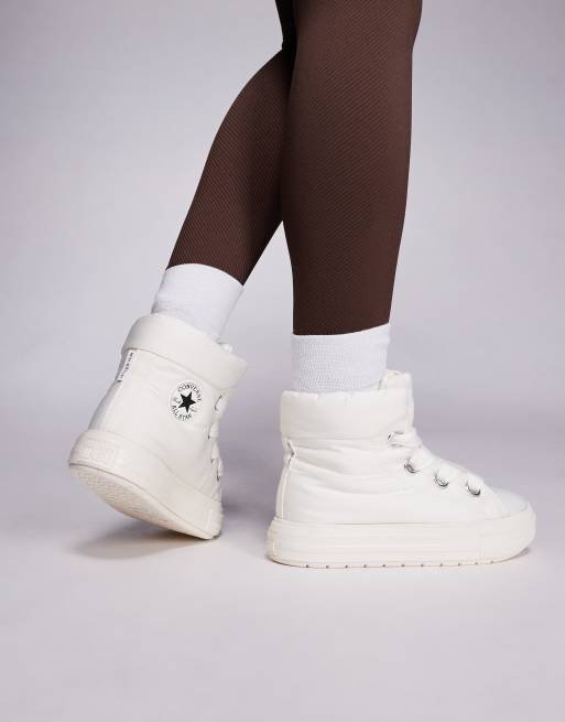 Converse - Chuck Taylor All Star Elements - Stivali bianco sporco, 4 di 5