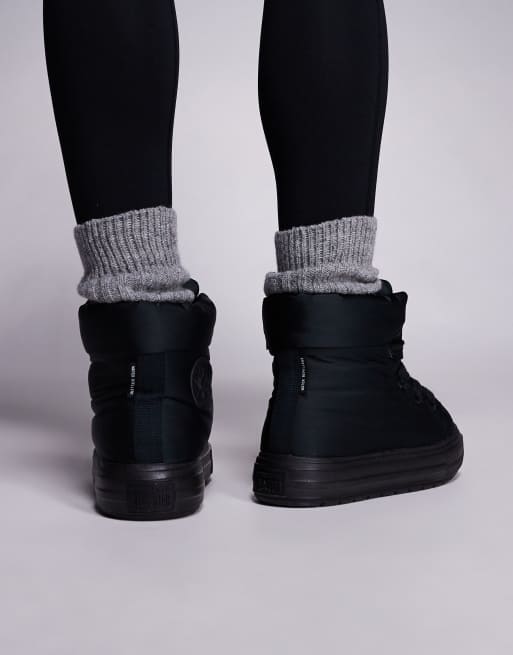 Converse - Chuck Taylor All Star Elements - Stivali neri, 4 di 5