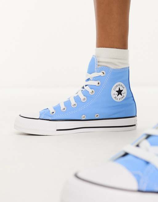 Converse blue with clearance white stars