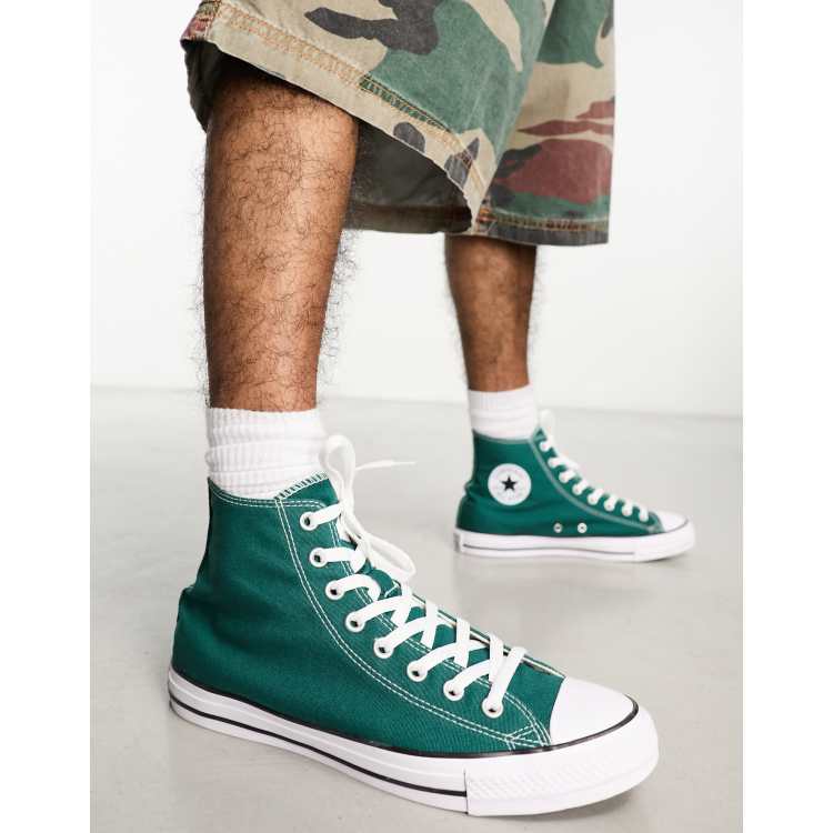 profiel Historicus universiteitsstudent Converse Chuck Taylor All Star Fall Tone Hi sneakers in teal | ASOS