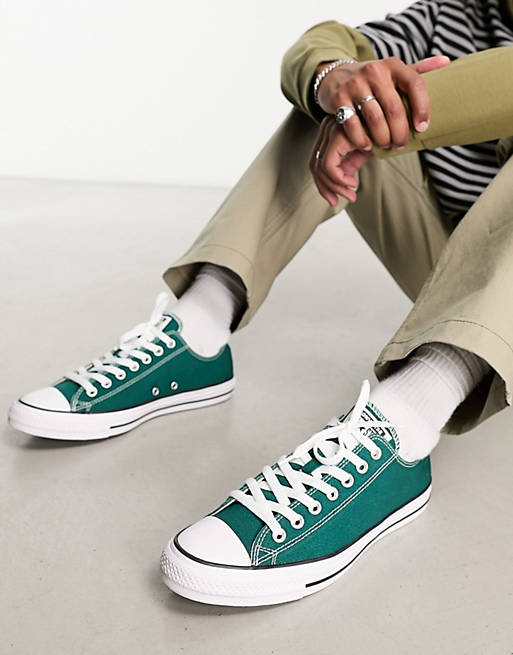 Converse Chuck Taylor All Star Fall Tone Low sneakers in teal | ASOS