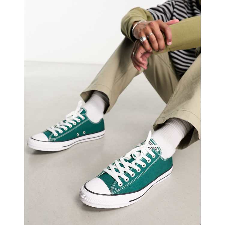 Converse Chuck Taylor All Star Fall Tone Low sneakers in teal | ASOS