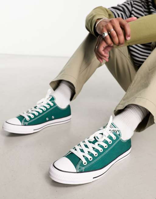 Teal converse low deals tops