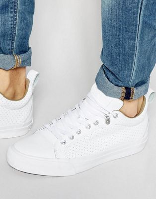 Converse Chuck Taylor All Star Fulton Leather Trainers In White 151048C |  ASOS