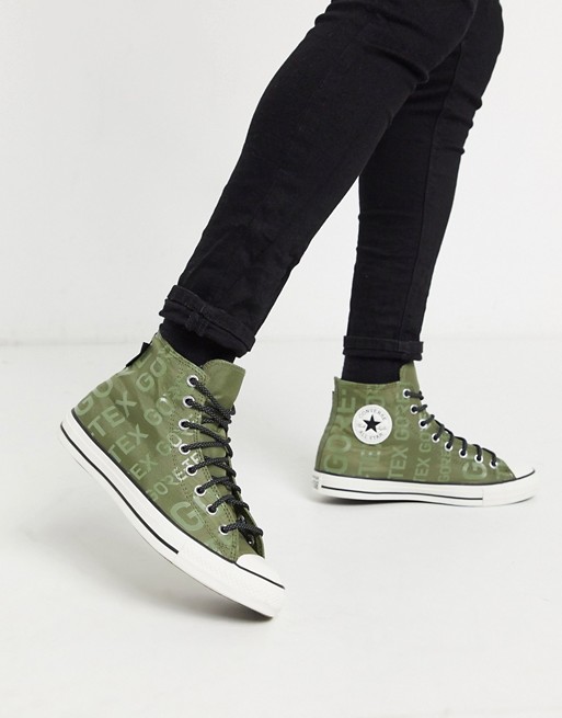 Converse Chuck Taylor All Star Gore-Tex logo trainers in green