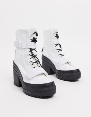 white heeled converse