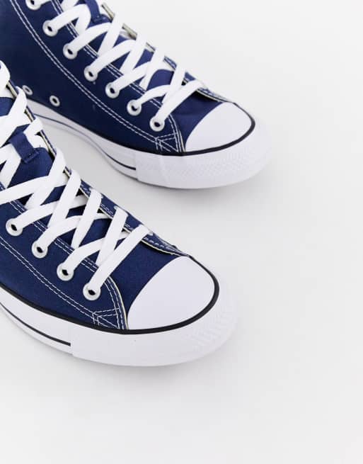 Converse – Chuck Taylor All Star – Granatowe tenisówki do kostki M9622C, 3 z 4