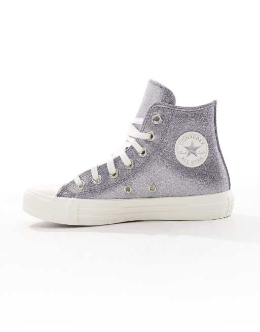 Converse discount argenté haute