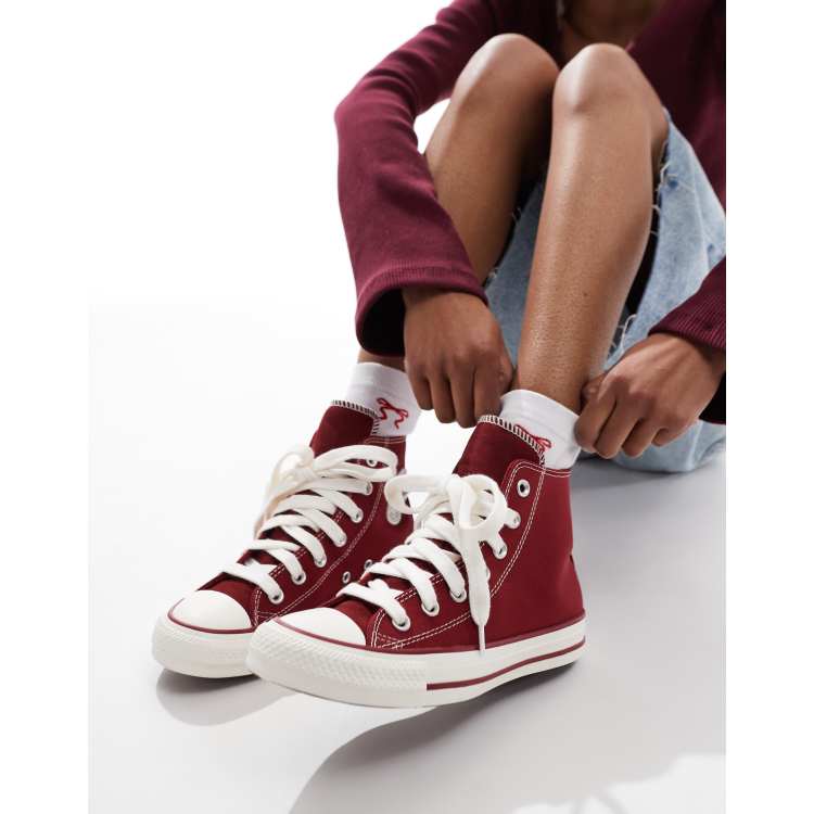 Converse Baskets Converse Bordeaux Solde Converse Chuck Taylor All