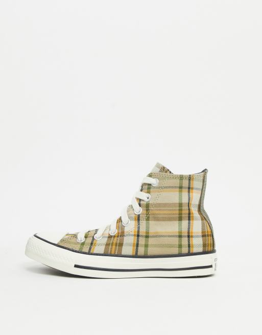 Checkered converse deals shoes