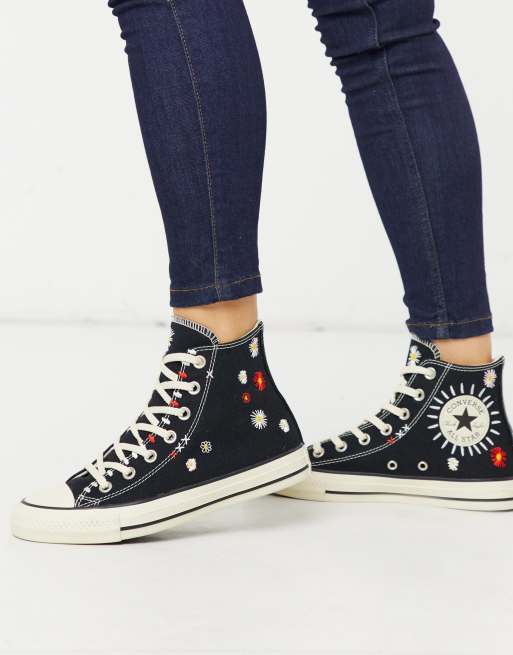 Converse Chuck Taylor All Star Embroidered Floral Sneakers | ASOS