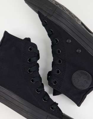 chuck taylor black mono