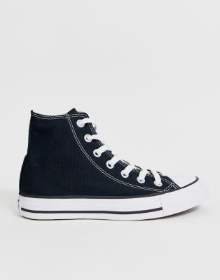 black high top converse asos