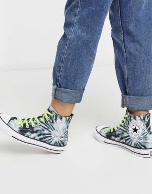 converse chuck taylor all star hi tie dye sneaker